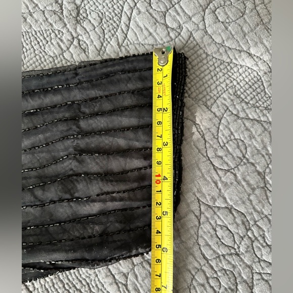 Vintage Black and Gold Beaded Dress by Xoanon - Picture 8 of 16